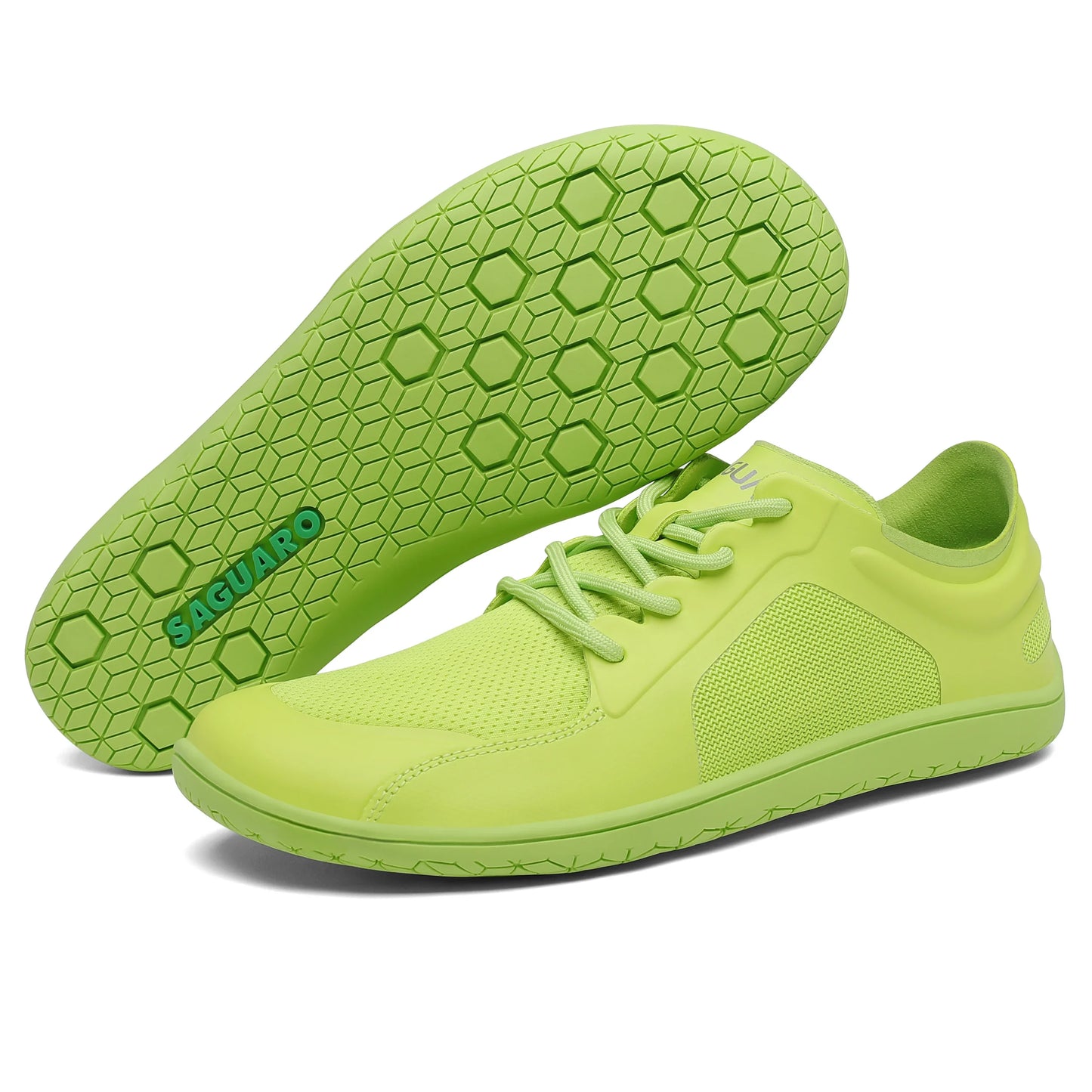 Saguaro - Zapatillas Wish II Barefoot Casual Shoes - Verde Fluor