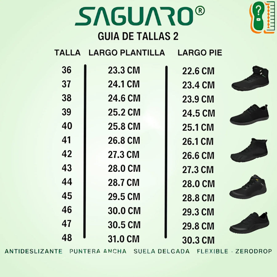 Guía de tallas del producto