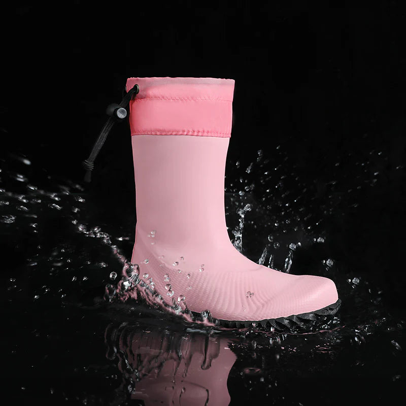 Saguaro - Bota Niños Lluvia Barefoot Brisk Ⅰ - Rosa