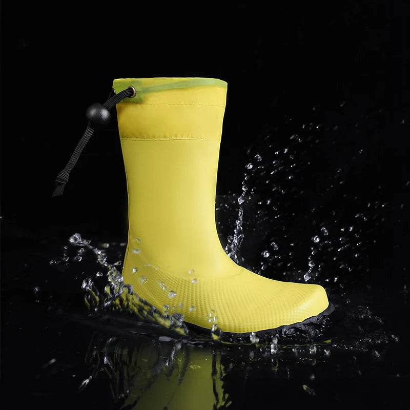 Saguaro - Bota Niños Lluvia Barefoot Brisk Ⅰ - Amarillo
