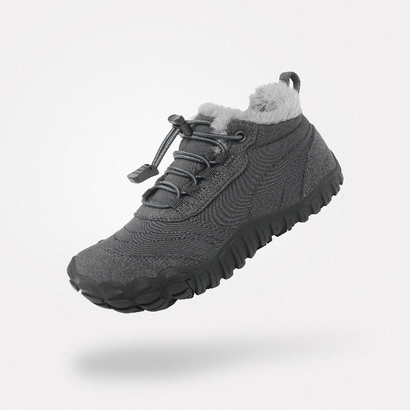 Saguaro - Zapatilla Invierno Niños Barefoot Will II - Gris Oscuro