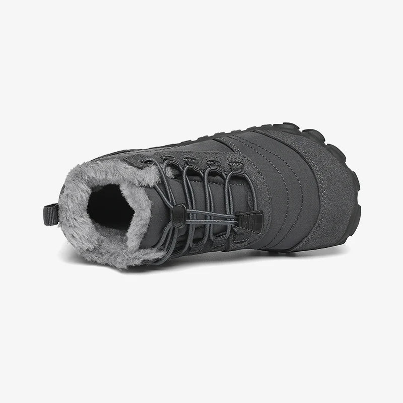Saguaro - Zapatilla Invierno Niños Barefoot Will II - Gris Oscuro