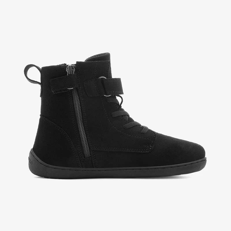 Saguaro - Bota de Invierno Niños Barefoot Ambition Ⅰ - Negro