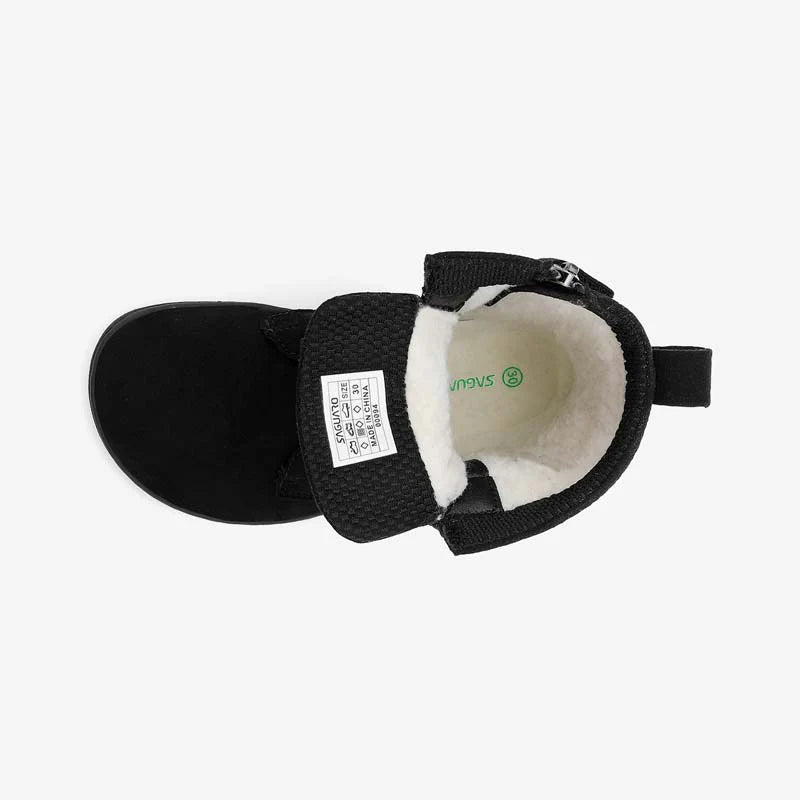 Saguaro - Bota de Invierno Niños Barefoot Ambition Ⅰ - Negro