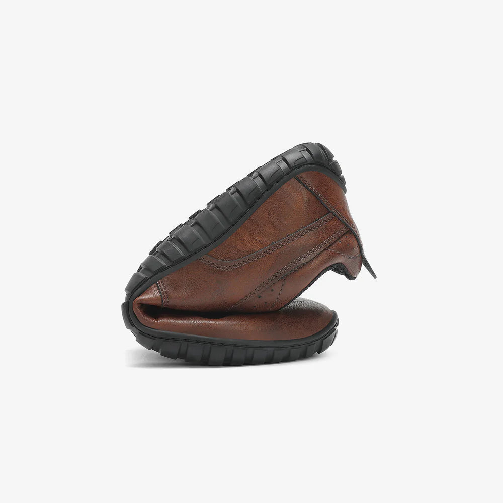Saguaro - Zapatilla Casual Vintage Barefoot - Marrón