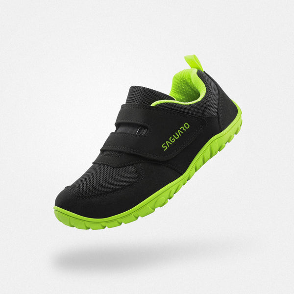 Saguaro - Zapatillas Barefoot niños Cocoa Ⅰ- Negro