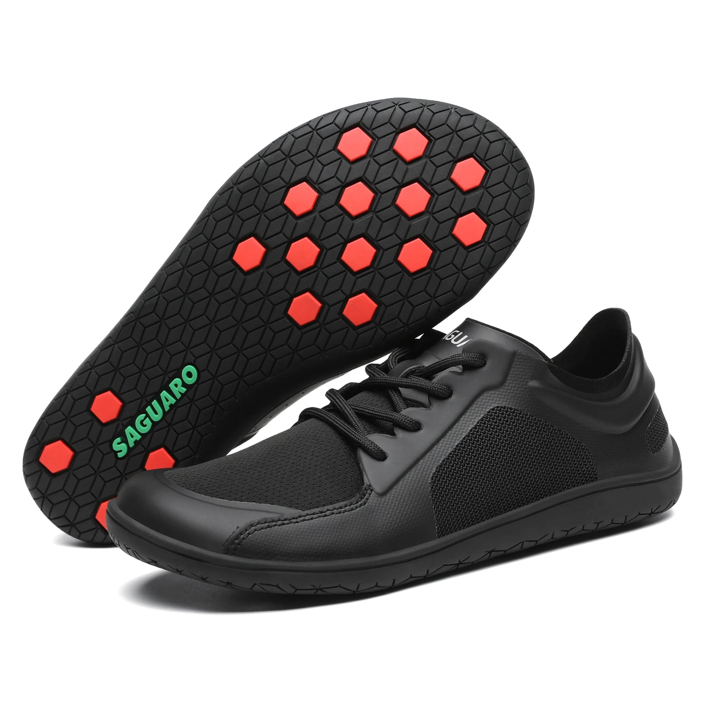 Saguaro - Zapatilla Wish II – Barefoot Casual Shoes – Negro