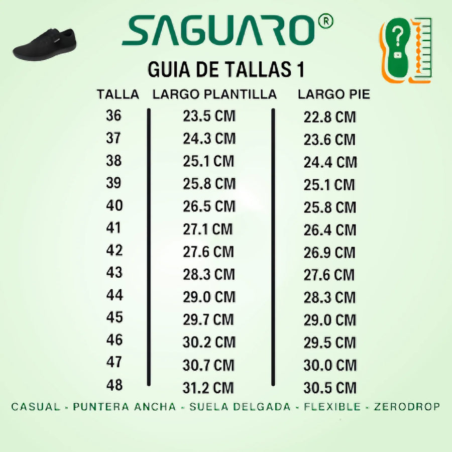 Guía de tallas del producto