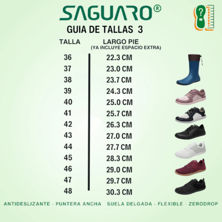 Guía de tallas del producto