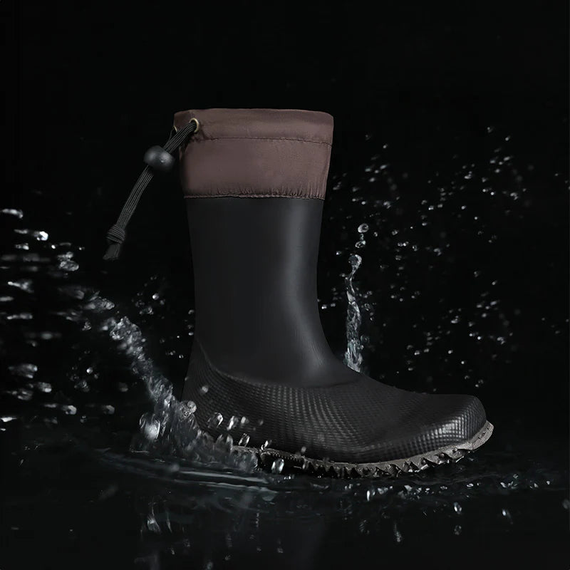 Saguaro - Bota Niños Lluvia Barefoot Brisk Ⅰ - Negro