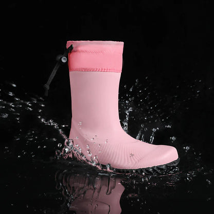 Saguaro - Bota Niños Lluvia Barefoot Brisk Ⅰ - Rosa