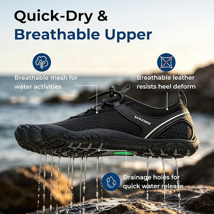 Saguaro - Zapatilla de agua de secado rápido aquashoes - Negro