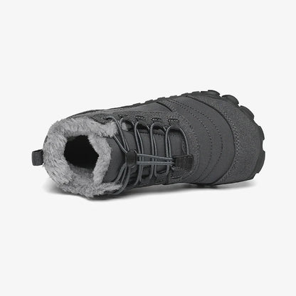 Saguaro - Zapatilla Invierno Niños Barefoot Will II - Gris Oscuro