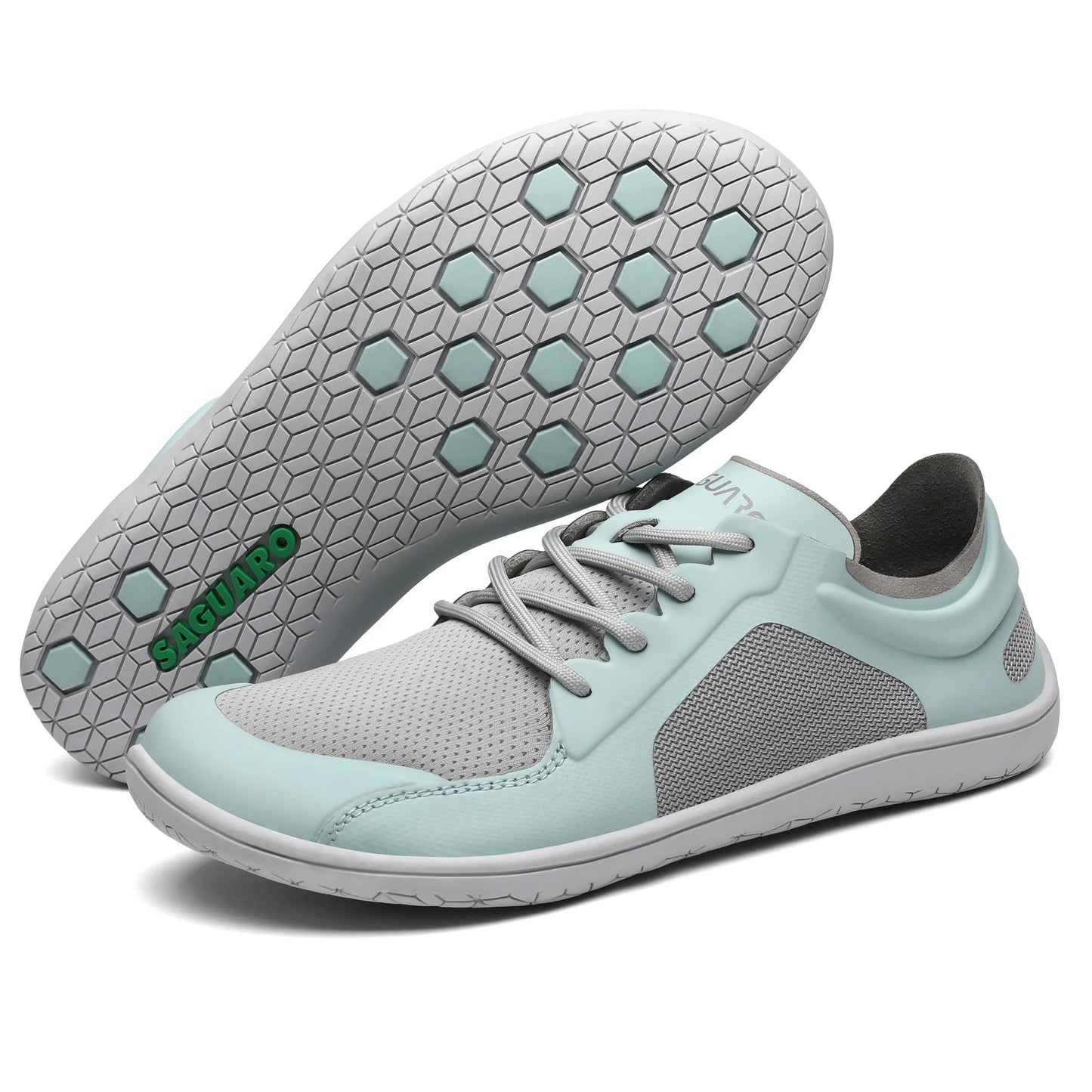 Saguaro - Zapatilla Wish II Barefoot Casual - Verde Gris