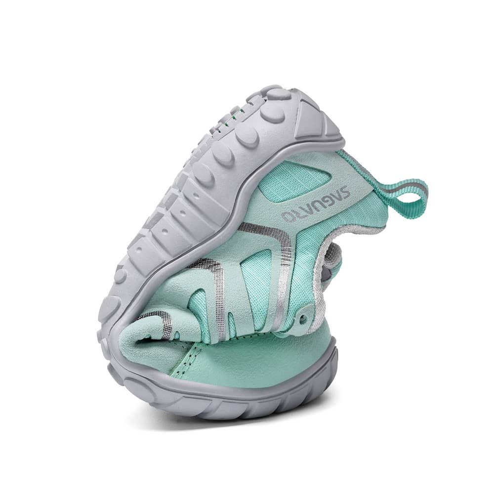 Saguaro - Zapatillas Barefoot niños Forestep I - Turquesa