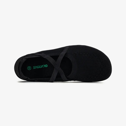 Saguaro - Zaparilla Giselle I Barefoot Ballet Flat - Negro