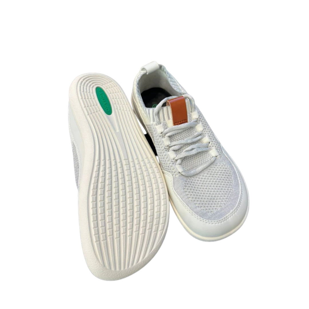 Saguaro - Zapatilla para correr punta ancha Barefoot - Blanco
