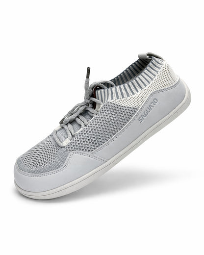 Saguaro - Zapatilla para correr punta ancha Barefoot - Blanco