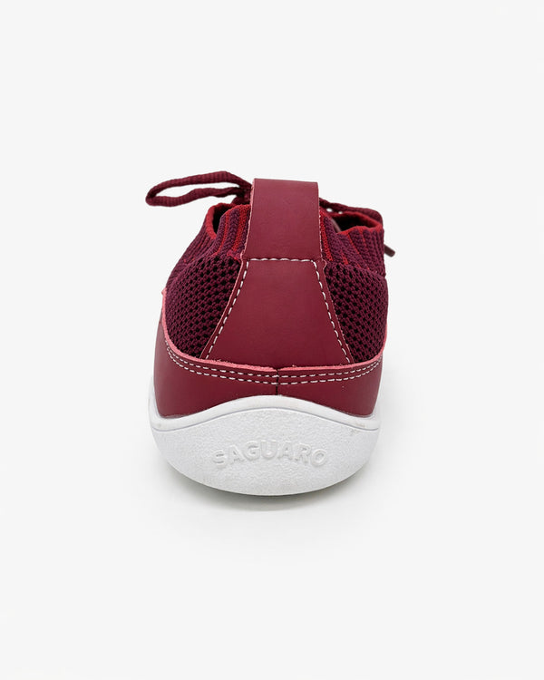 Saguaro - Zapatilla para correr punta ancha Barefoot - Rojo