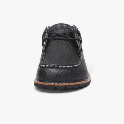 Saguaro - Zapato Men's StitchⅠ- Casual Leather Shoes - Negro